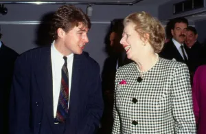 Margaret Thatcher with Ally McCoist February 1989 Margaret Thatcher with Ally McCoist February 1989