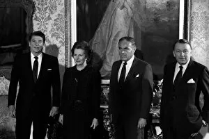 Images Dated 9th June 1982: Margaret Thatcher British Prime Minister - June 1982 with US President Ronald