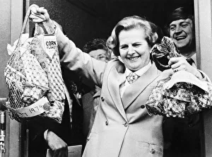 Margaret Thatcher, Conservative Party Leader, compares the worth of £ Margaret Thatcher, Conservative Party Leader, compares the worth of £