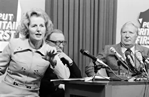Images Dated 9th October 1974: Margaret Thatcher conservative spokesman for Education October 1974 seen here at a