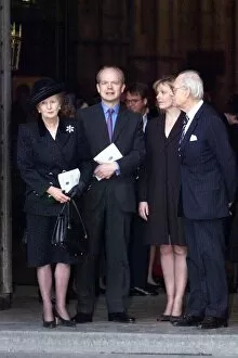 Images Dated 25th January 1999: Margaret Thatcher with husband Denis January 1999