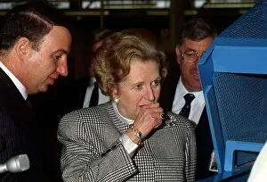 Margaret Thatcher at IBM Plant Greenock March 1988