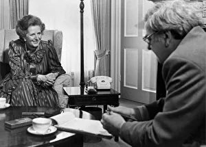 Margaret Thatcher interviewed by George Gale in Downing Street - May 1984 Margaret Thatcher interviewed by George Gale in Downing Street - May 1984