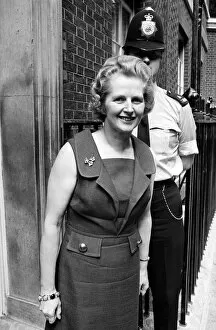 Images Dated 20th June 1970: Margaret Thatcher June 1970 arriving at Downing Street for the first time as minister of