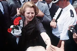 Images Dated 1st September 1979: Margaret Thatcher MP on her walk about September 1979