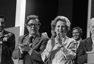 Images Dated 12th October 1977: Margaret thatcher Oct 1977 and Sir Geoffrey Howe Conservative Party Conference