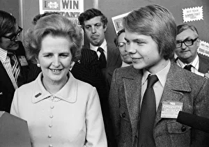 Images Dated 12th October 1977: Margaret thatcher and Oct 1977 William Hague Conservative Party Conference