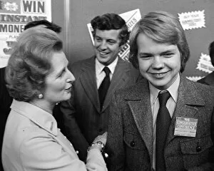Images Dated 12th October 1977: Margaret thatcher and Oct 1977 William Hague Conservative Party Conference