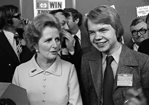Images Dated 12th October 1977: Margaret thatcher and Oct 1977 William Hague Conservative Party Conference