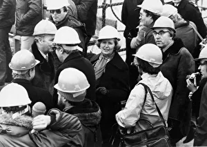 Margaret Thatcher at the Thames Barrier in Woolwich, London - February 1979 Margaret Thatcher at the Thames Barrier in Woolwich, London - February 1979