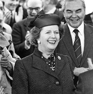 00047 Gallery: Margaret Thatcher visiting Austin and Pickersgill shipyard, Sunderland