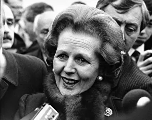 Margaret Thatcher visiting Sunderland North Sands to name the Stena Seawell Margaret Thatcher visiting Sunderland North Sands to name the Stena Seawell