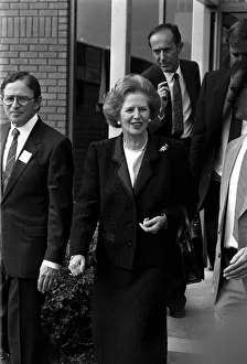 MARGARET THATCHER VISITING TYNESIDE 1992/002260 MARGARET THATCHER VISITING TYNESIDE 1992/002260