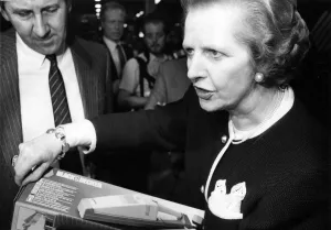 Margaret Thatcher visits the Black and Decker Factory in Spennymore Margaret Thatcher visits the Black and Decker Factory in Spennymore