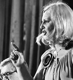 Margo MacDonald seen here addressing a rally in Hamilton 25th May 1978 Margo MacDonald seen here addressing a rally in Hamilton 25th May 1978