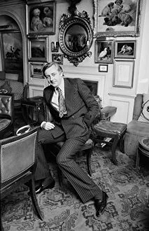 Images Dated 31st July 1974: Mark Birley, owner of the famous Annabels nightclub in London, pictured at home