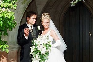 Images Dated 4th June 1999: Mark Bosnich weds Sarah Jarret at the Coombe Abbey Hotel, Coventry, Friday 4th June 1999