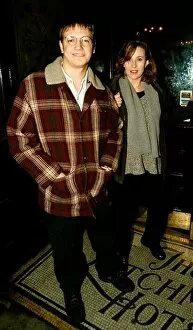 Images Dated 10th January 1996: Mark Homer Eastenders actor who plays Tony Hills arrives with a friend at the Latchmere
