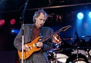Mark Knopfler of Dire Straits at Mandela Concert June 1988 performing at Wembley Mark Knopfler of Dire Straits at Mandela Concert June 1988 performing at Wembley