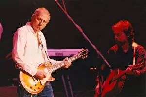 Images Dated 7th May 1996: Mark Knopfler performing at the Newcastle City Hall with his five piece band. 07 / 05 / 96