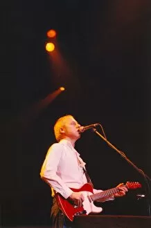 Images Dated 7th May 1996: Mark Knopfler performing at the Newcastle City Hall with his five piece band. 07 / 05 / 96