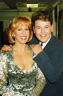 Mark Rattray with Marti Webb. 27th June 1992 Mark Rattray with Marti Webb. 27th June 1992