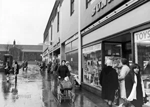 Market Place, Bedworth 8th January 1971