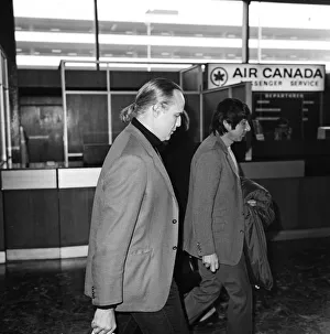 Marlon Brando, (April 3, 1924 - July 1, 2004) actor, leaves London Heathrow Airport Marlon Brando, (April 3, 1924 - July 1, 2004) actor, leaves London Heathrow Airport
