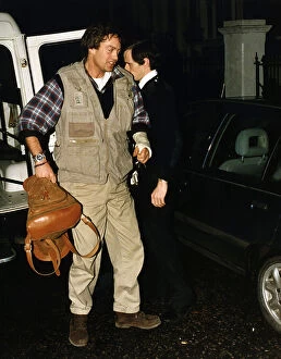 Images Dated 27th January 1993: Marquis Of Blandford returning home after being arrested for possesion of drugs
