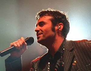 Marti Pellow of Wet Wet Wet of stage singing at the SECC Glasgow Marti Pellow of Wet Wet Wet of stage singing at the SECC Glasgow