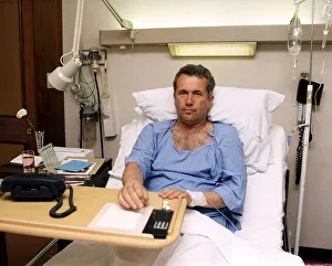 Martin Bell BBC TV Newsman in hospital in London DBase Martin Bell BBC TV Newsman in hospital in London DBase