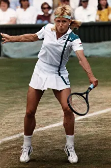 Images Dated 3rd July 1988: Martina Navratilova Tennis Player