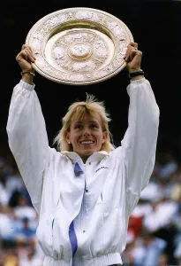 Martina Navratilova wins 9th time in Singles Title Championships at Wimbledon Martina Navratilova wins 9th time in Singles Title Championships at Wimbledon