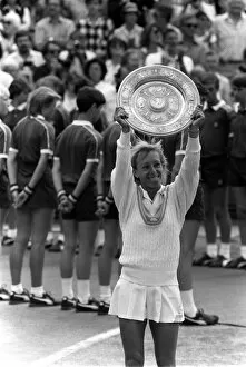 Martina Navratilova wins womens final at Wimbledon 1985
