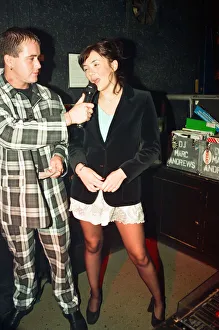 Martine McCutcheon visits Nue Valbonne Nightclub. 8th October 1995 Martine McCutcheon visits Nue Valbonne Nightclub. 8th October 1995