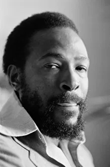 Marvin Gaye, singer, poses for a portrait during his first ever visit to London