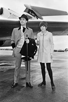 Fashion Designer Gallery: Mary Quant with Warren Gold who owns Lord John of Carnaby Street