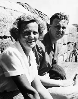 00155 Gallery: Mary Wilson wife of MP Harold Wilson on holiday in the Scilly Islands with her family