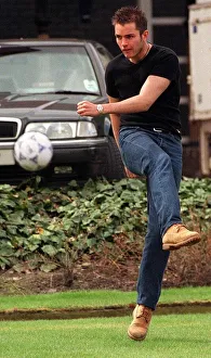 Matthew Marsden demonstrates his ball skills April 1997 Matthew Marsden demonstrates his ball skills April 1997