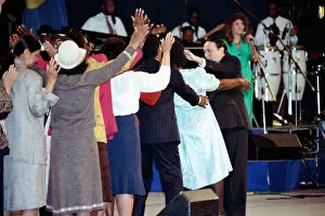 Images Dated 21st June 1992: Maurice Cerullo, an American pentecostal televangelist during his