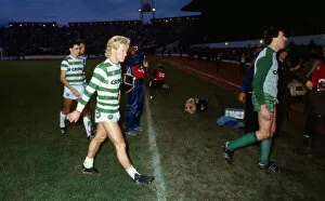 Jon Scan Gallery: Maurice Johnston leaves pitch after match October 1986