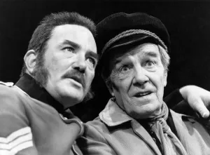 Max Wall & Albert Finney: Together... Finney (left) and Wall. May 1984 P006013 Max Wall & Albert Finney: Together... Finney (left) and Wall. May 1984 P006013