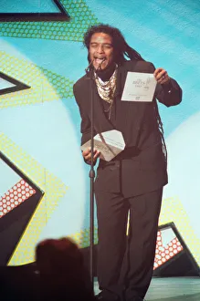 Award Ceremonies Gallery: Maxi Priest at the Brit Awards, held at Hammersmith Odeon. 12th February 1992