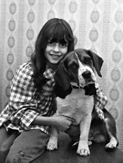 Together again - Maxine and Shandy. March 1975 P006109 Together again - Maxine and Shandy. March 1975 P006109