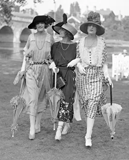 May Cambridge, Alvira Anderson and Phyllis Sellick show off the fashions to be seen at May Cambridge, Alvira Anderson and Phyllis Sellick show off the fashions to be seen at