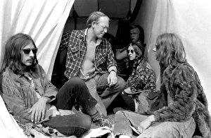 Medical tent at The Isle of Wight Pop Festival. 30th August 1970 Medical tent at The Isle of Wight Pop Festival. 30th August 1970