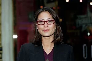 Images Dated 17th February 1998: Melanie Sykes Actress February 98 Female Spectacle Wearer Of The Year