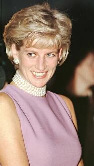 Images Dated 1st November 1996: A member of the public reacts as Princess Diana Princess of Wales