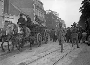 Members of the 3rd Lahore Indian Division arrive in Orleans, France. October 1914 Members of the 3rd Lahore Indian Division arrive in Orleans, France. October 1914