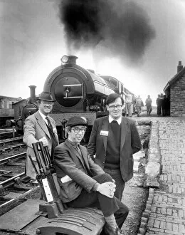 Images Dated 13th April 1986: Members of the Association of Railway Preservation Societies (from left); David Morgan
